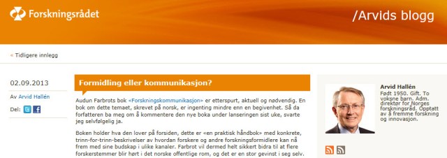 Formidling eller kommunikasjon_blogg