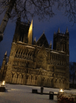 Nidarosdomen i Trondheim, januar 2015.