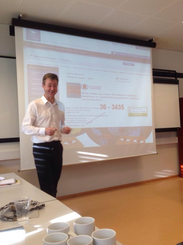 I manesjen hos Nordlandsforskning i Bodø.